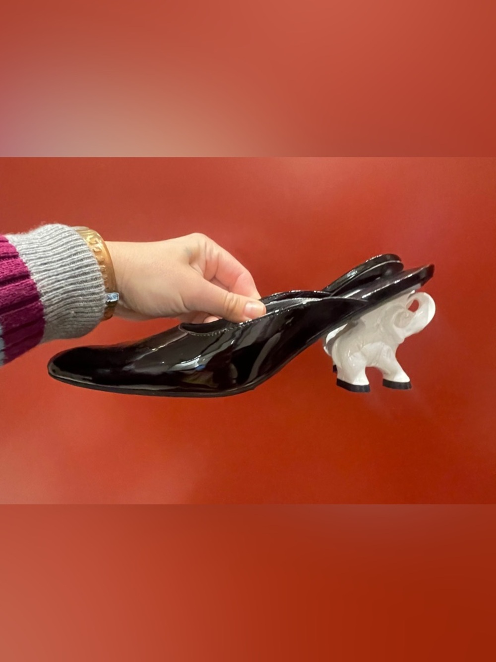 Dorateymur Patent Elephant Heels, 39 - Picture 6 of 8
